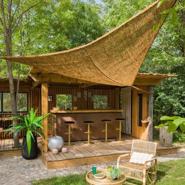 TOLDO TRIANGULO COCO WEB toldo se sombra triangular de coco 3,5m jardín y terraza