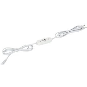 Cable con temporizados para lámparas LED plantas. 3 M