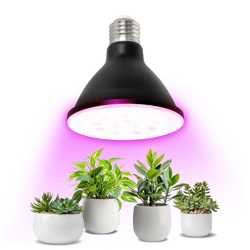 KOBI LED PLANTY B 9W Bombilla LED crecimiento plantas PLANTY B 9W negra