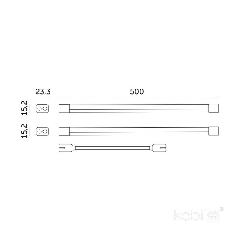 KOBY LED GROWLY 2x8,5W 4